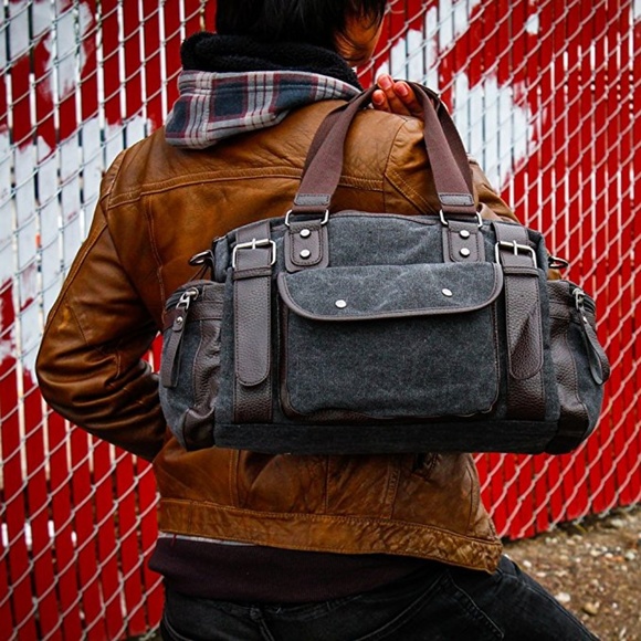 Other - Men Vintage Tote Portable Luggage Duffel Bag